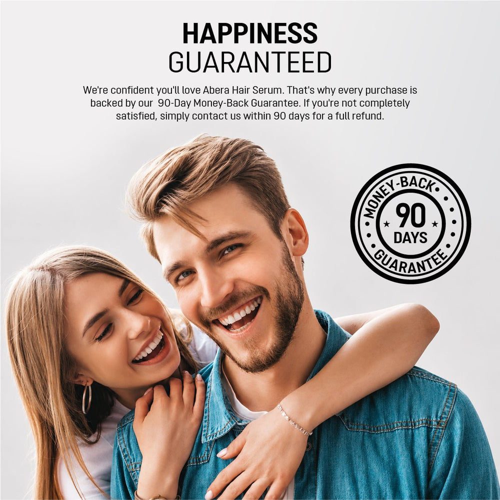 Abera Hair Serum with Redensyl — 3 Month Supply (3 Bottles) + Free Gold Scalp Roller